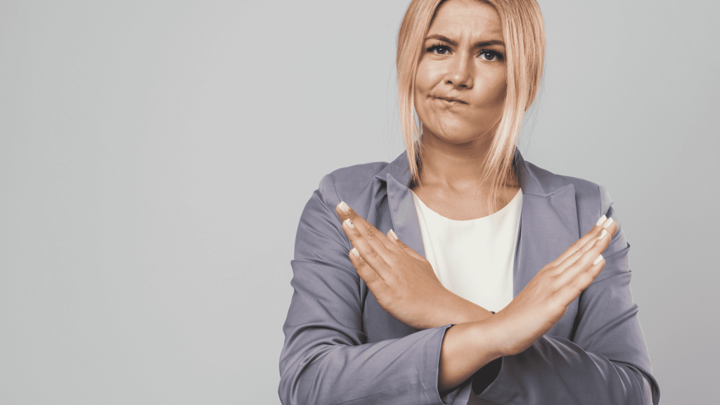 Grenzen setzen üben